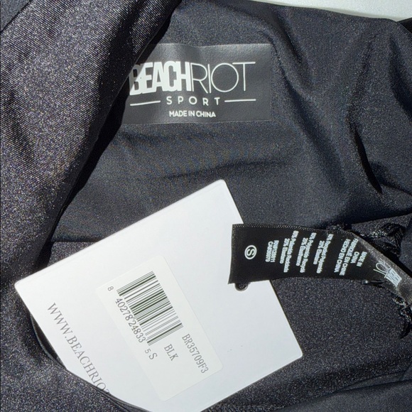 BEACH RIOT Tessa Top Black Rhinestone Check, SMALL - Picture 5 of 5